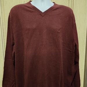 Nautica Mens XL Vneck Sweater